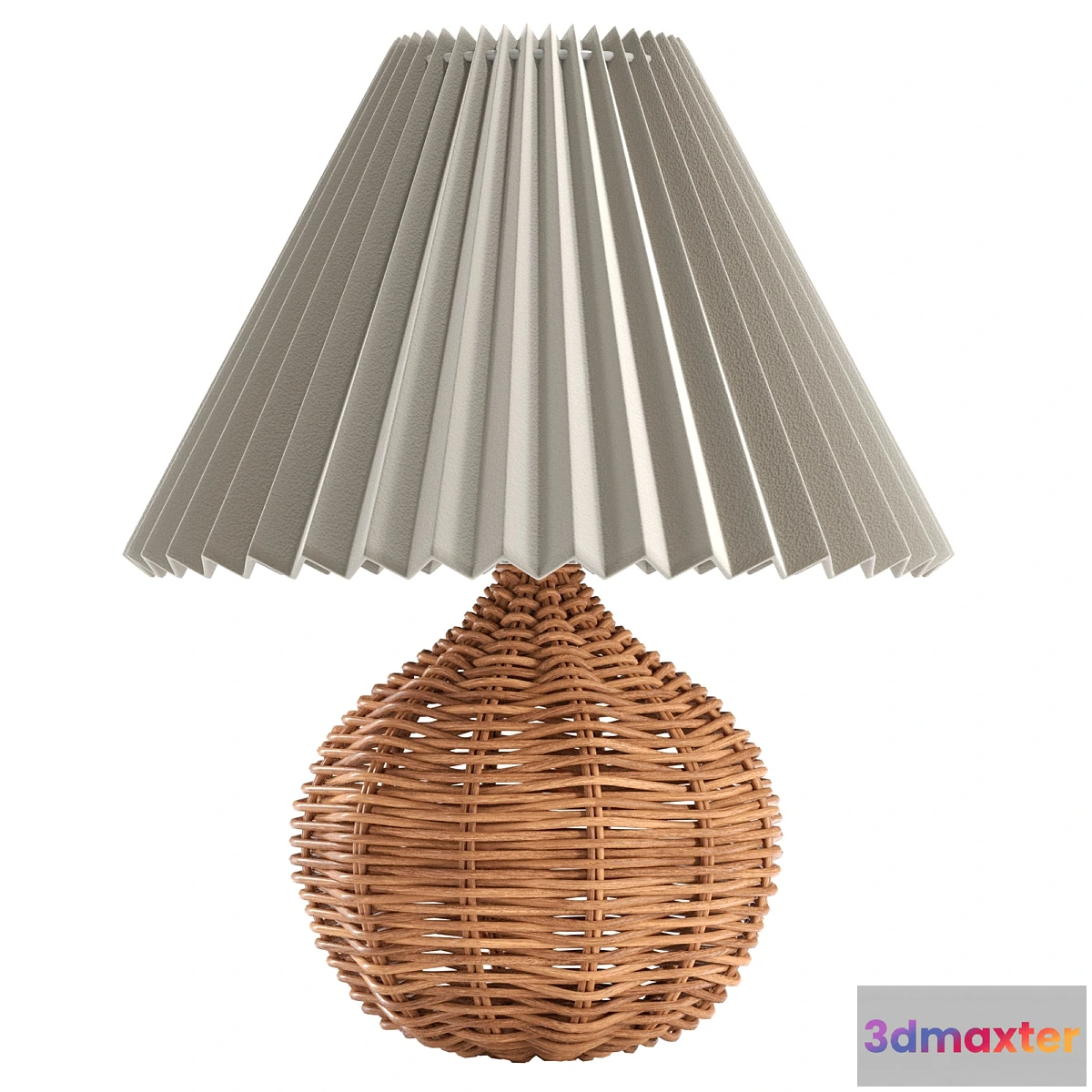 1476330 - Pleated Lamp Shade 3D Max