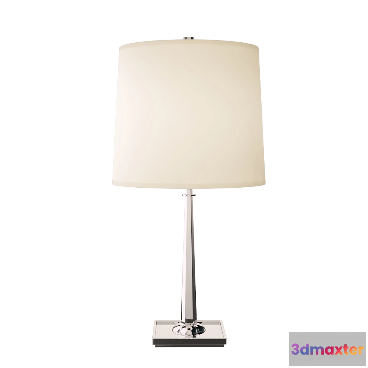 1478242 - Modern Petal Desk Lamp In Soft Silver 3D Max
