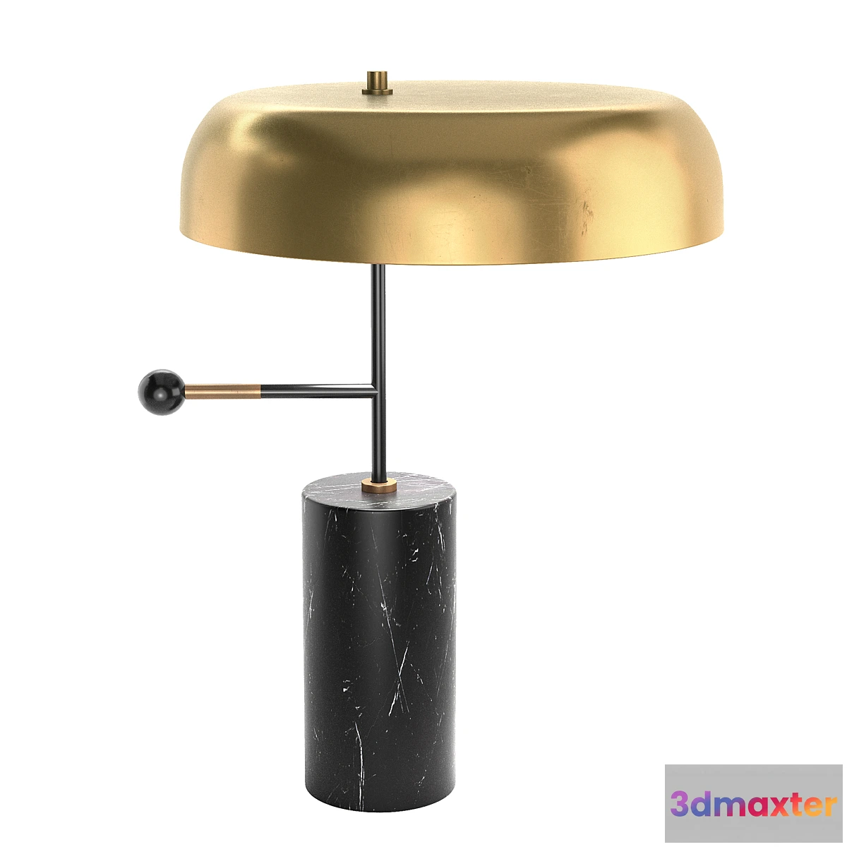 1478292 - France and Son - Stoltz Marble Table Lamp 3D Max