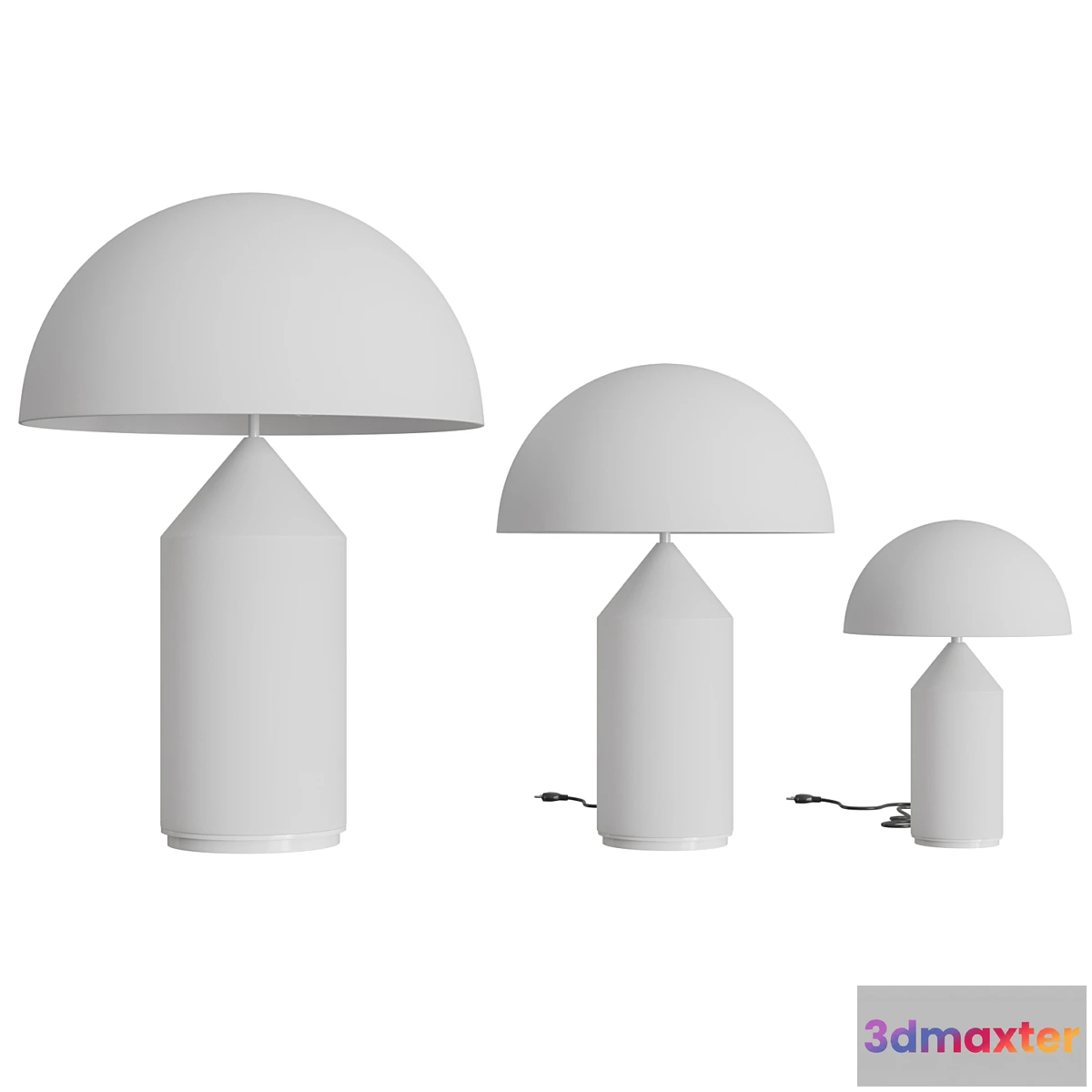 1478786 - Atollo glass table lamp 3D Max