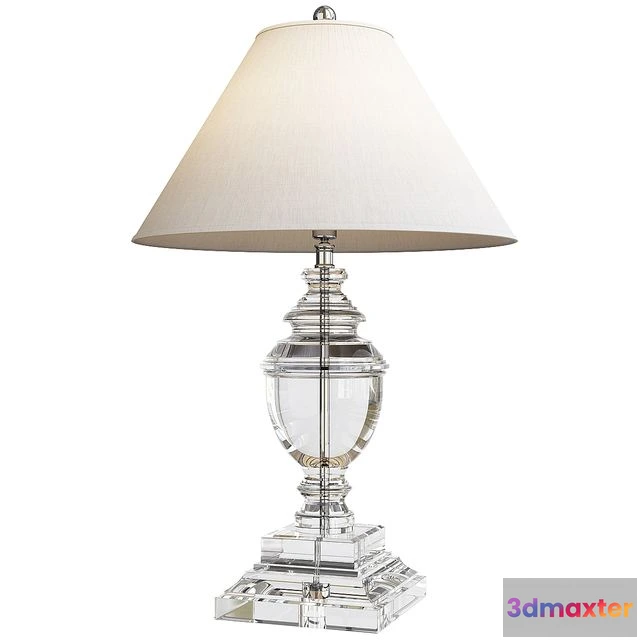 1541591 - Crystal table lamp eichholtz noble 3D Max