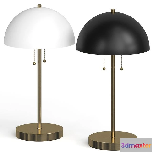 1547730 - West Elm Bowie Table Lamp 3D Max