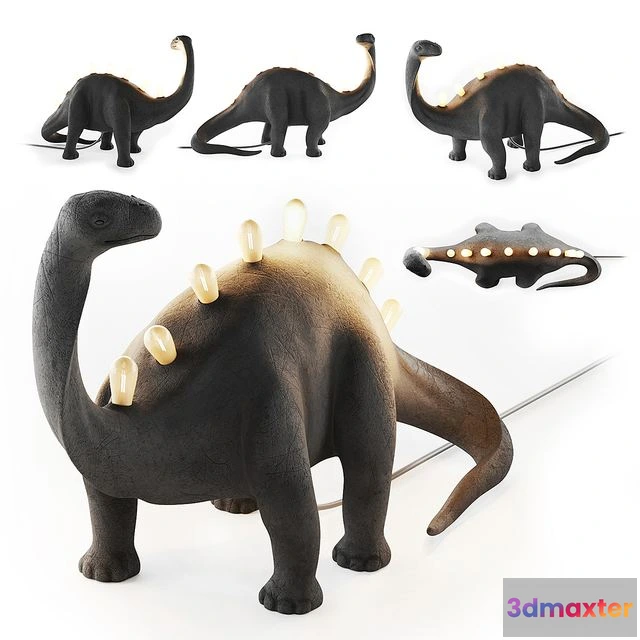 1552427 - Seletti Jurassic Lamp Bronto 3D Max