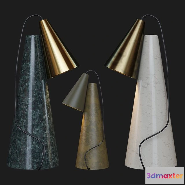 1554925 - 38 copper table lamp 3D Max