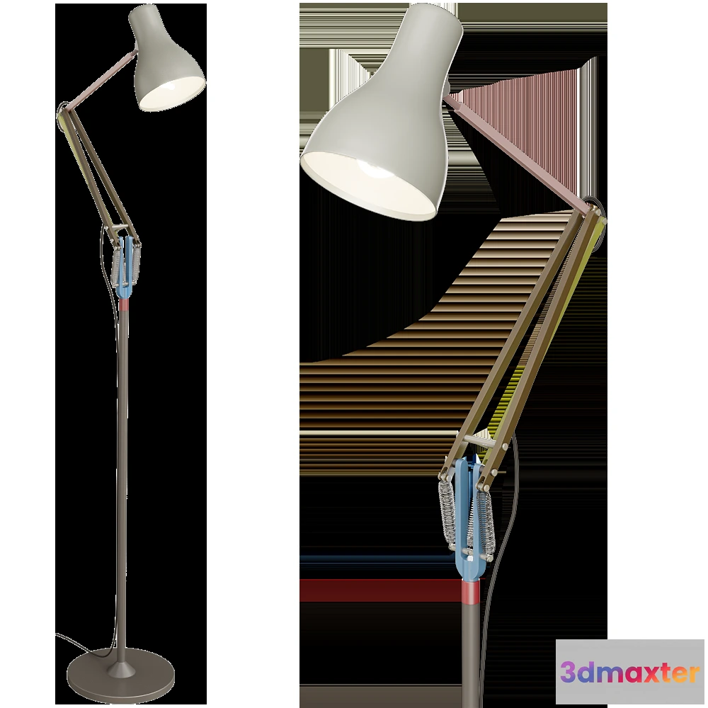 1659036 - Anglepoise - Floor lamp Type 75 Mini - Paul Smith Edition 1 3D Max