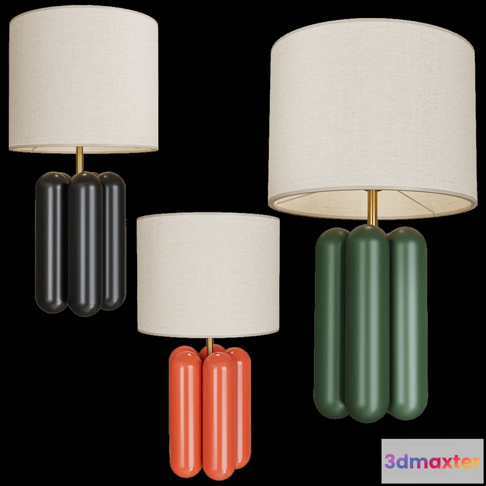 1659172 - COSIN Paris - Table lamp Charlotte 3D Max