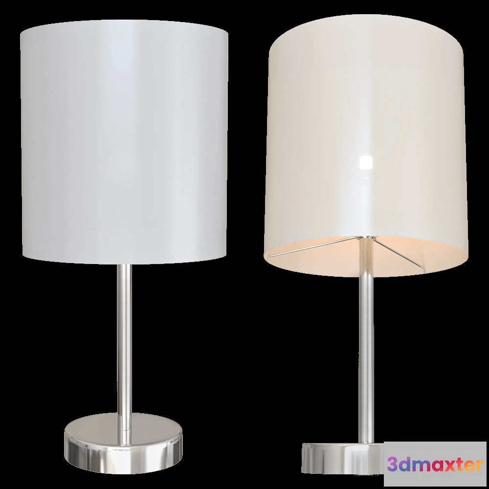 1659200 - CRYSTAL LUX - Table lamp Sergio LG1 Nickel 3D Max