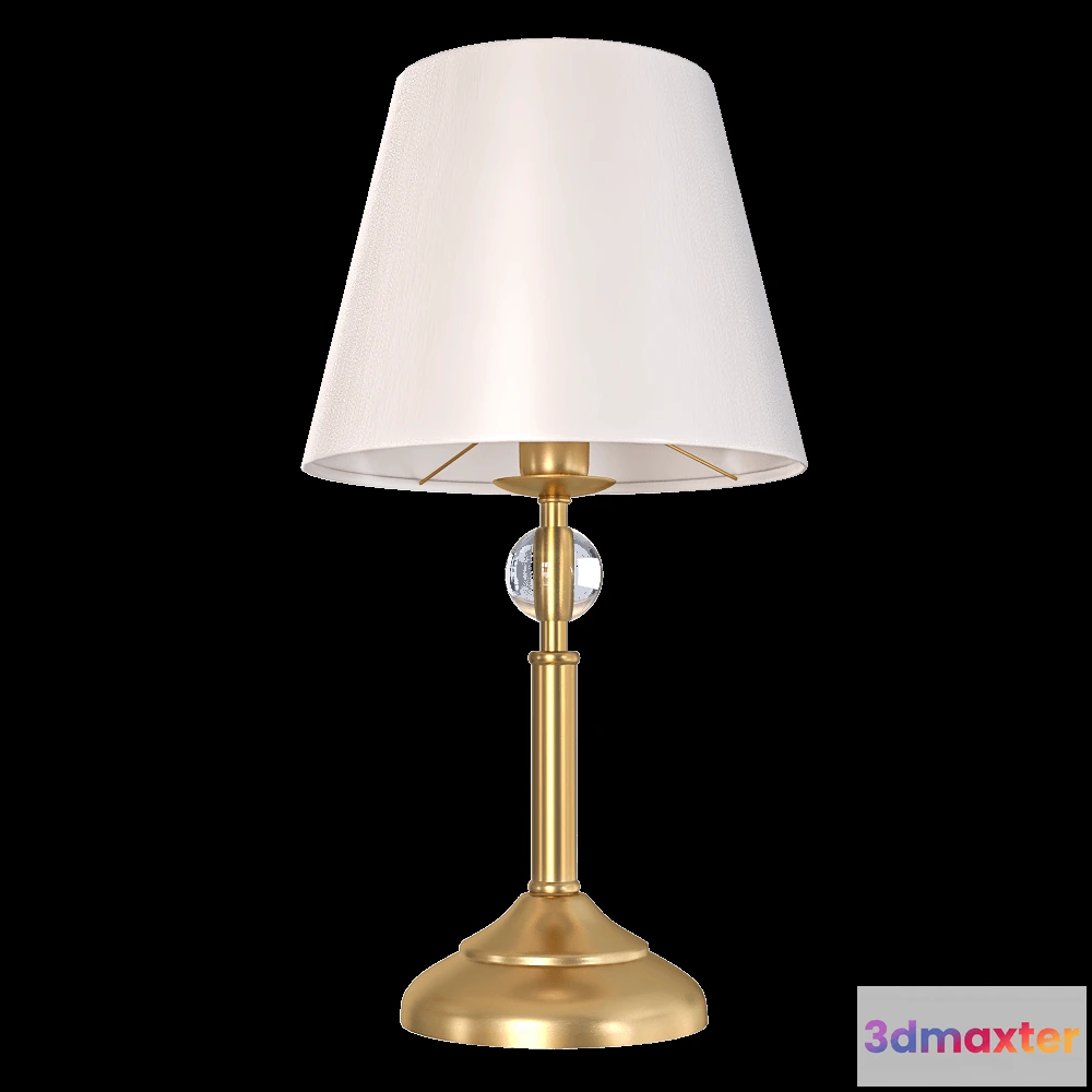 1659218 - CRYSTAL LUX - Table lamp Flavio LG1 gold 3D Max