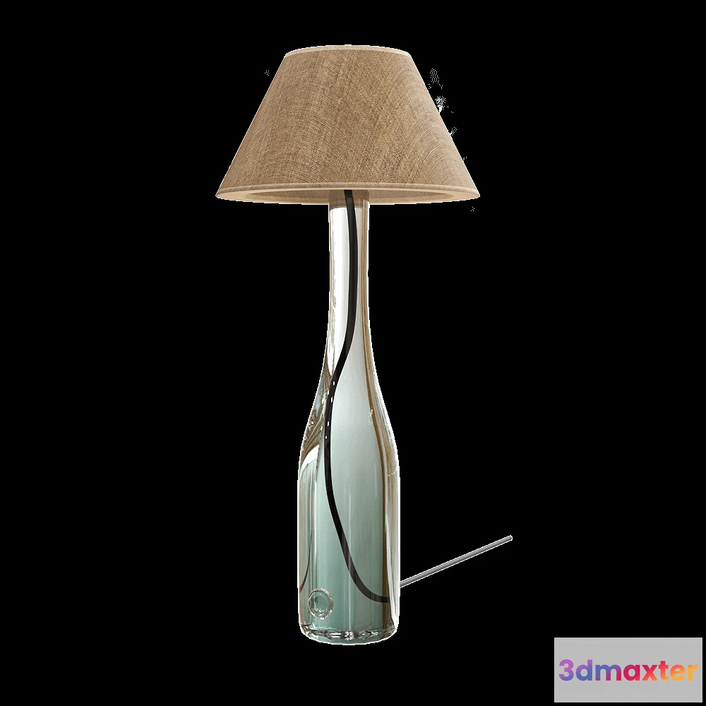 1659362 - Gie El  - Glass table lamp FOG medium LGH0191 3D Max