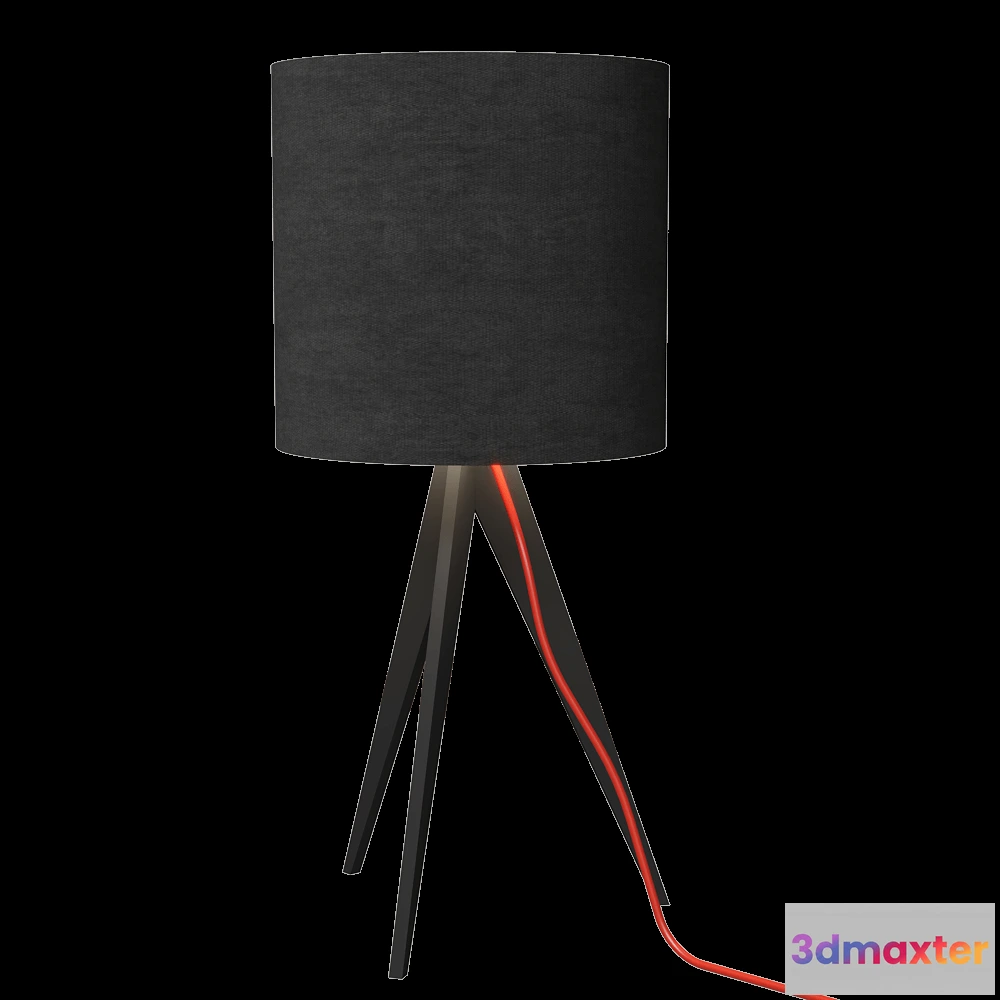 1659514 - LaLampa - Table lamp Tripod Wood 3D Max