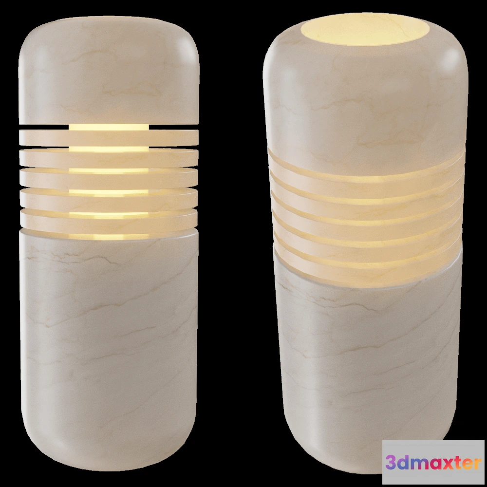 1659572 - MAAMI HOME - Floor lamp Lumi Calacatta Oro 3D Max