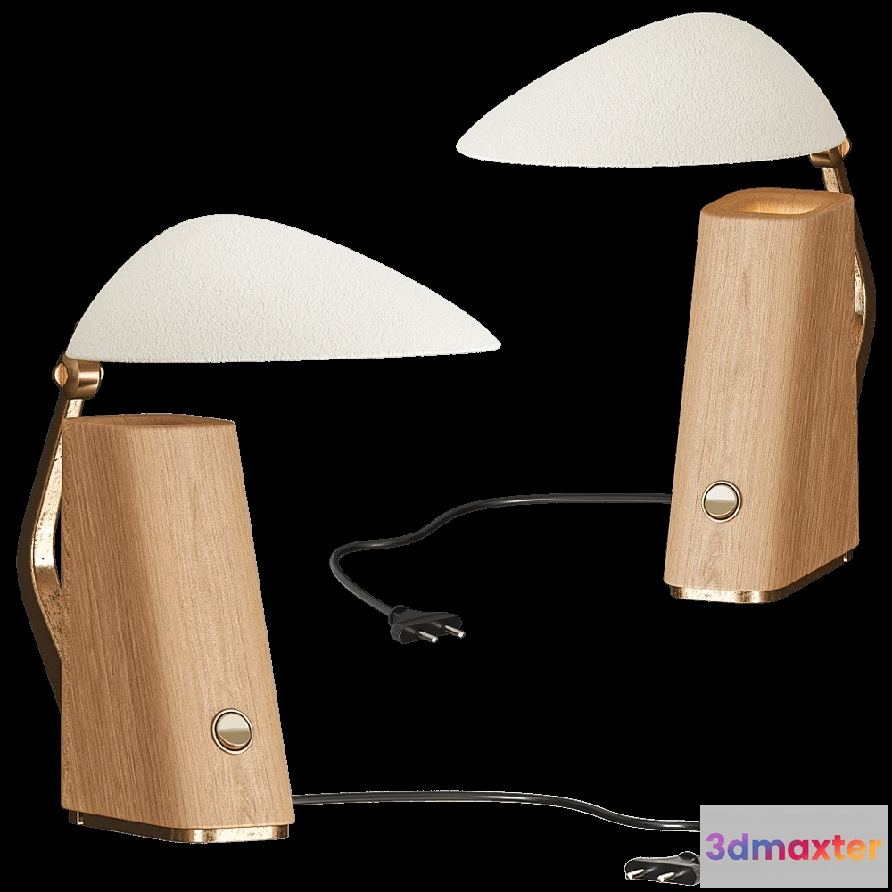 1659762 - Modenature - Table lamp Akile wood 3D Max