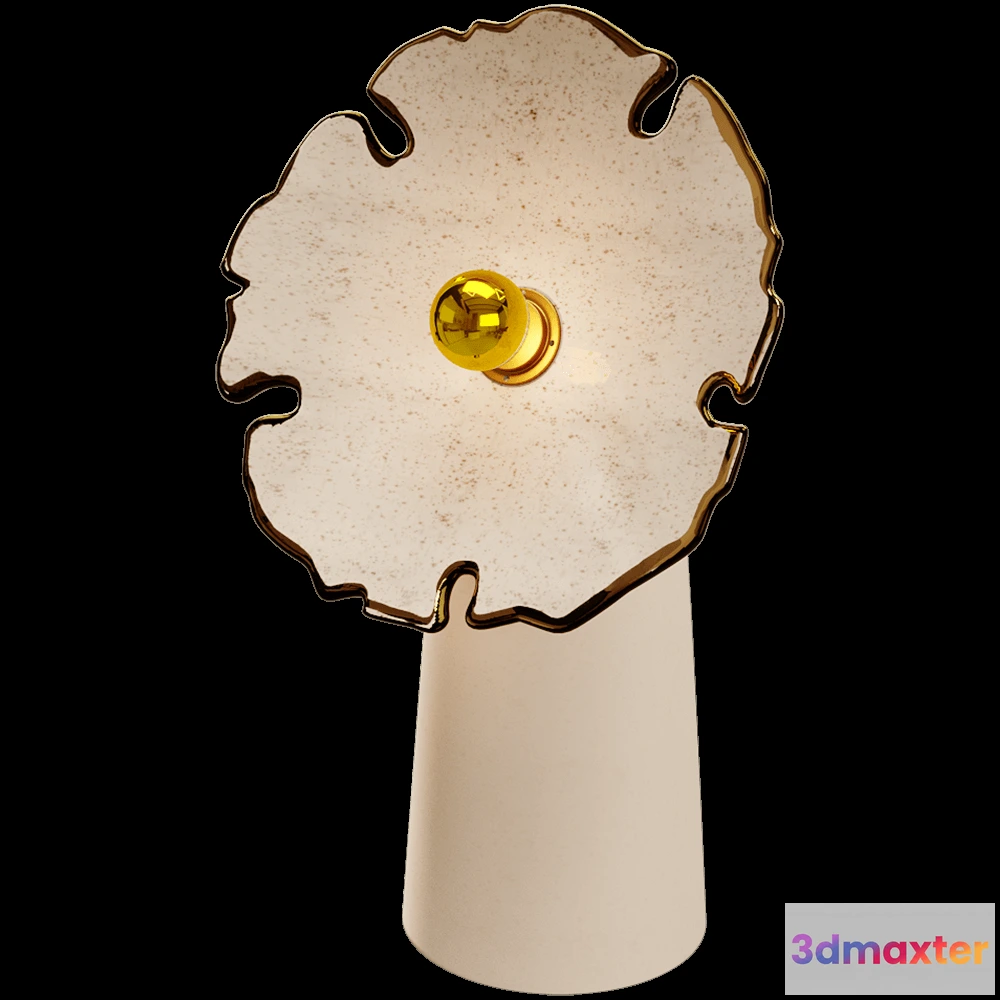 1659900 - Polina Artamonova Design - Table lamp FLOW gold 3D Max