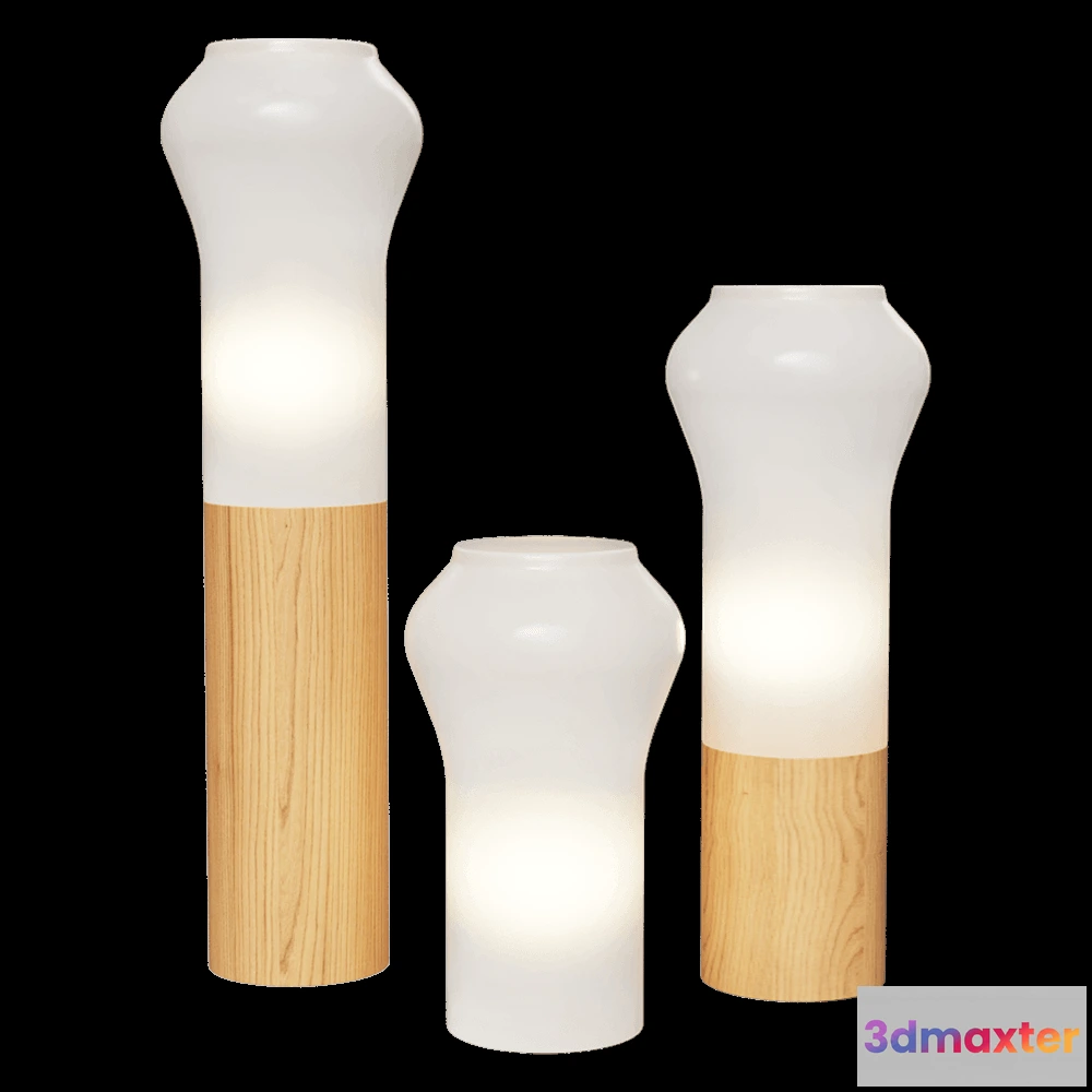 1659984 - Serralunga - Table lamp Floret 3D Max