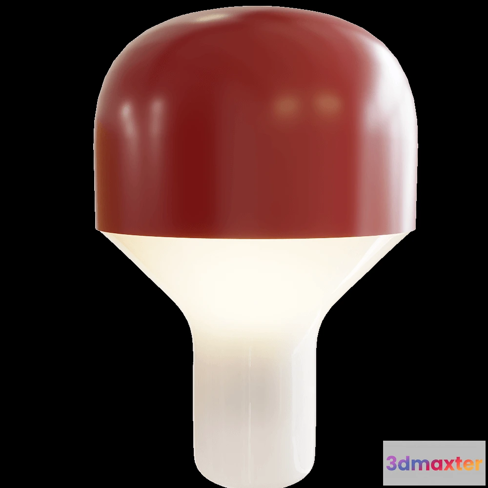 1660058 - TEO - Table lamp CAP Dark Red 3D Max