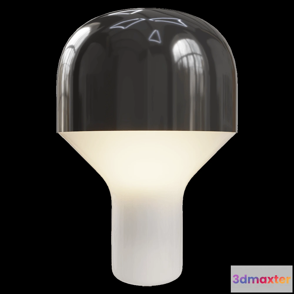 1660064 - TEO - Table lamp CAP Black 3D Max