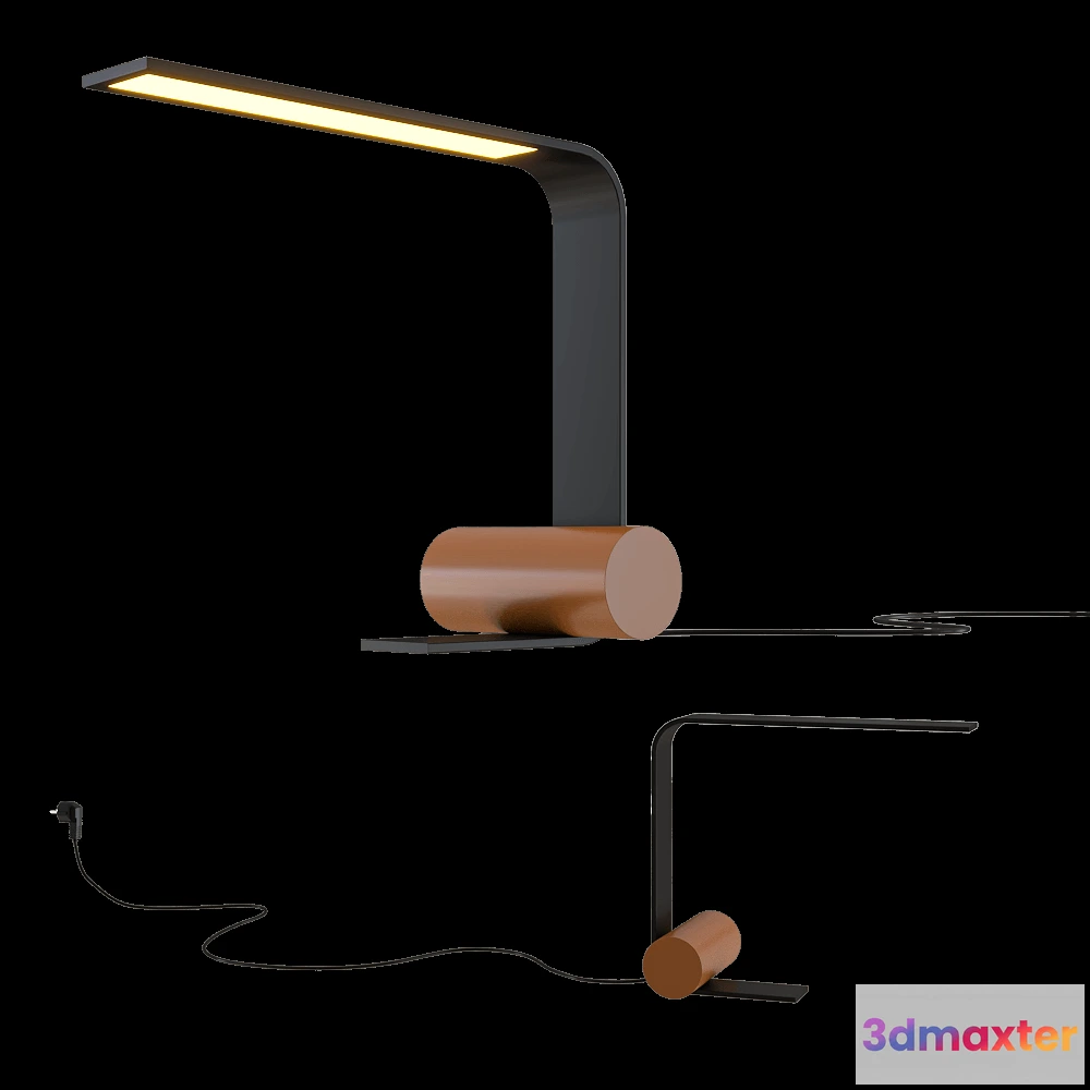 1660076 - TOOY  - Table lamp Nastro 563.31 3D Max