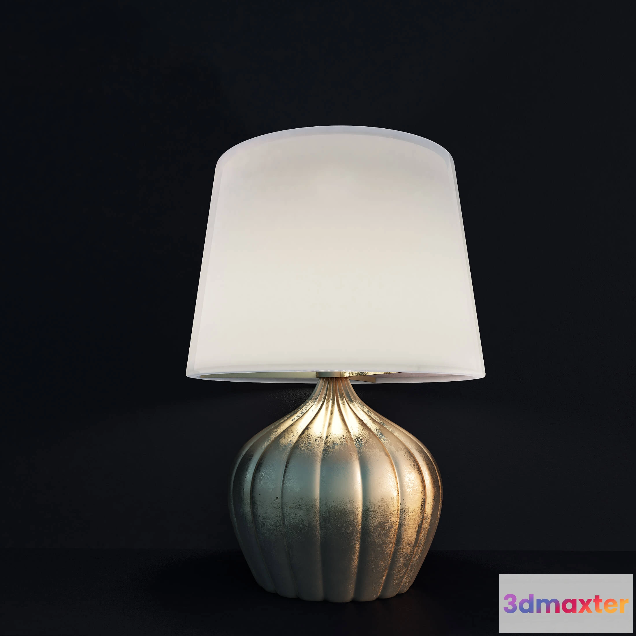 1660120 - lighting - Arteriors Genova table lamp 01 3D Max
