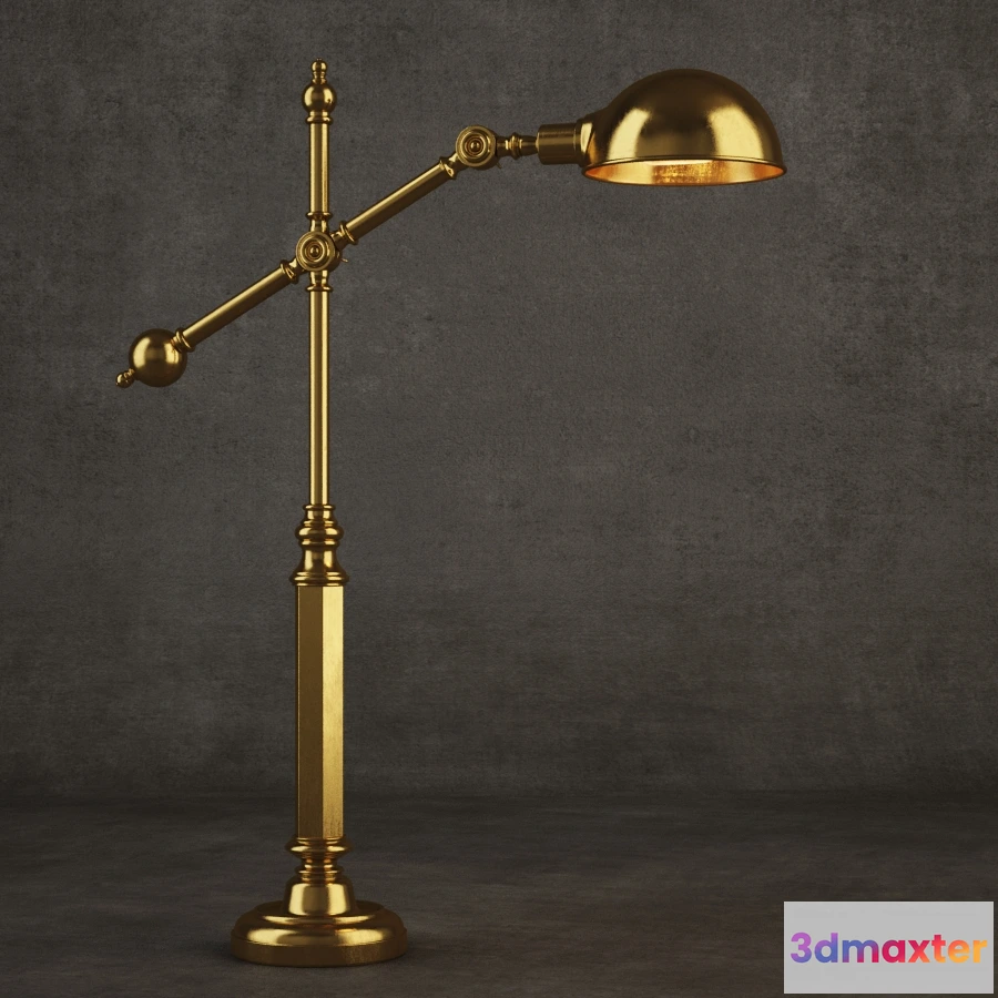 1660182 - lighting - Joint table lamp TL016-1-BRS 3D Max