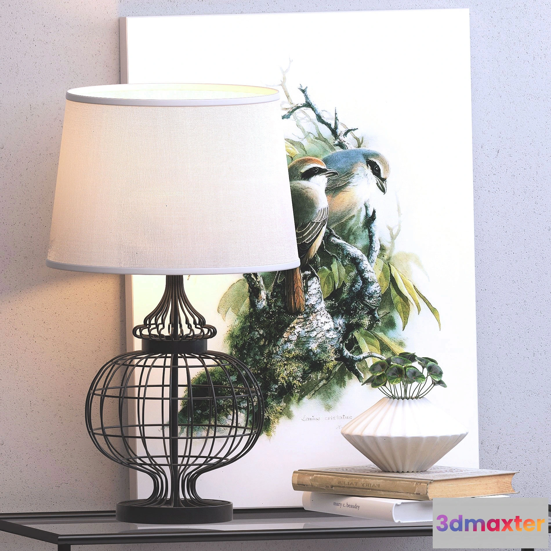 1660188 - lighting - Table with lamp 88 3D Max