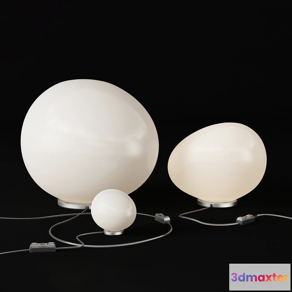 1660216 - lighting - Foscarini Gregg table lamp 3D Max