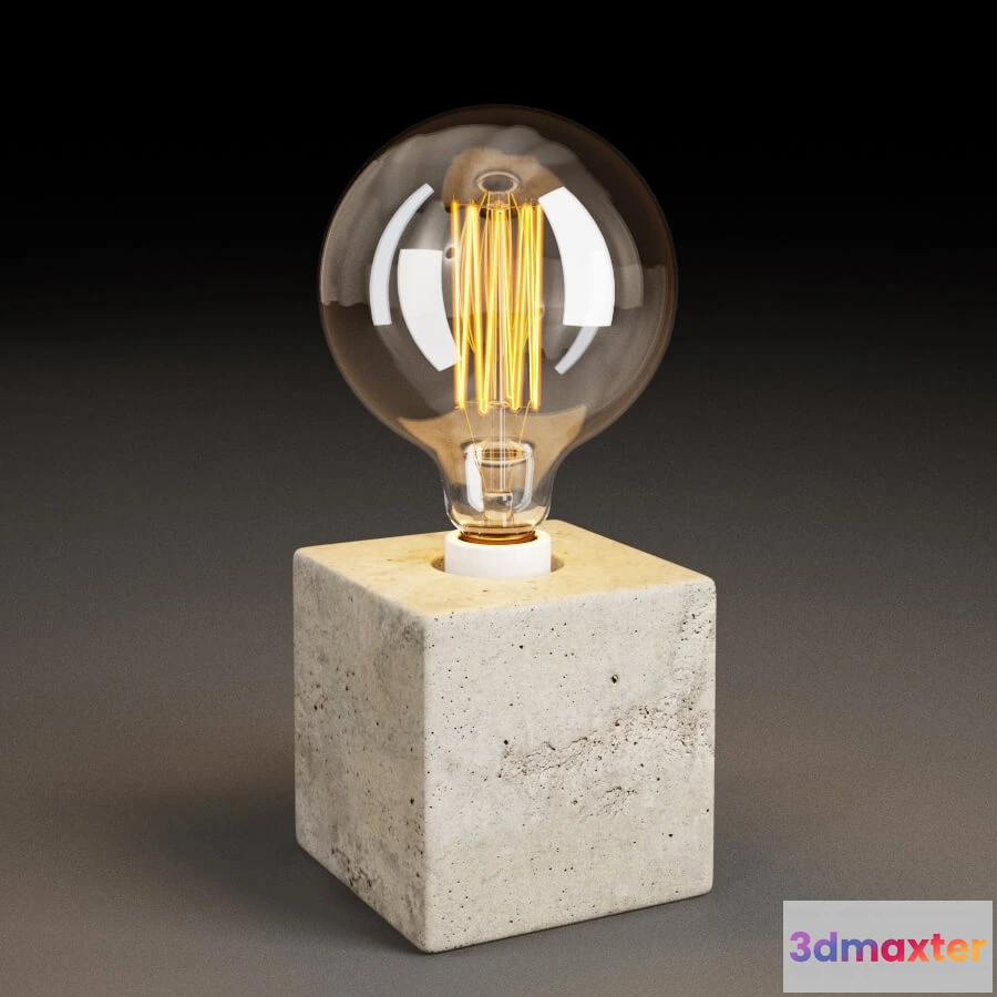 1660260 - lighting - Cube table lamp TL060-1 3D Max