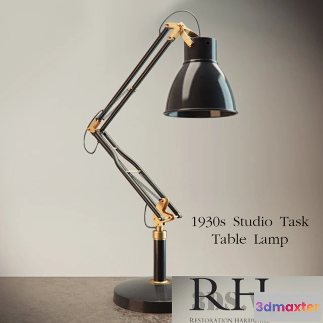 1660302 - lighting - Lamp 1930s Studio Task 3D Max