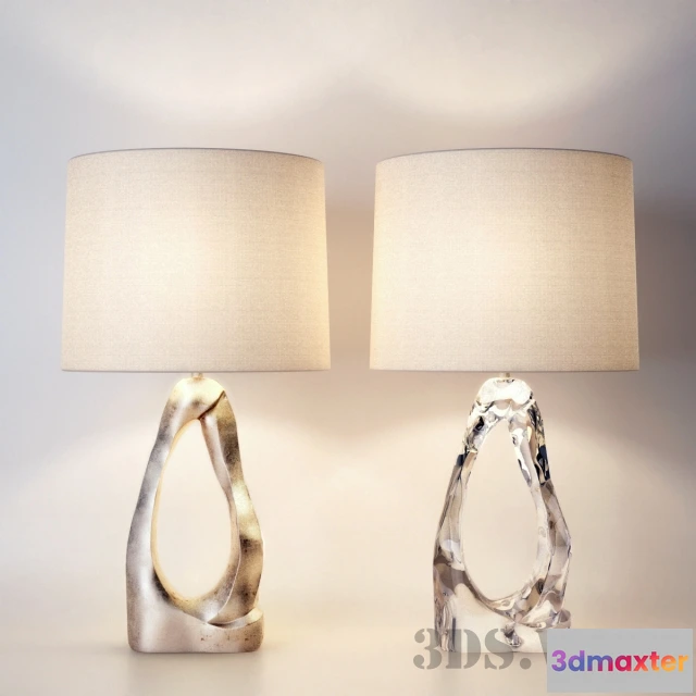 1660312 - lighting - Table lamp Aerin cannes crictal 3D Max