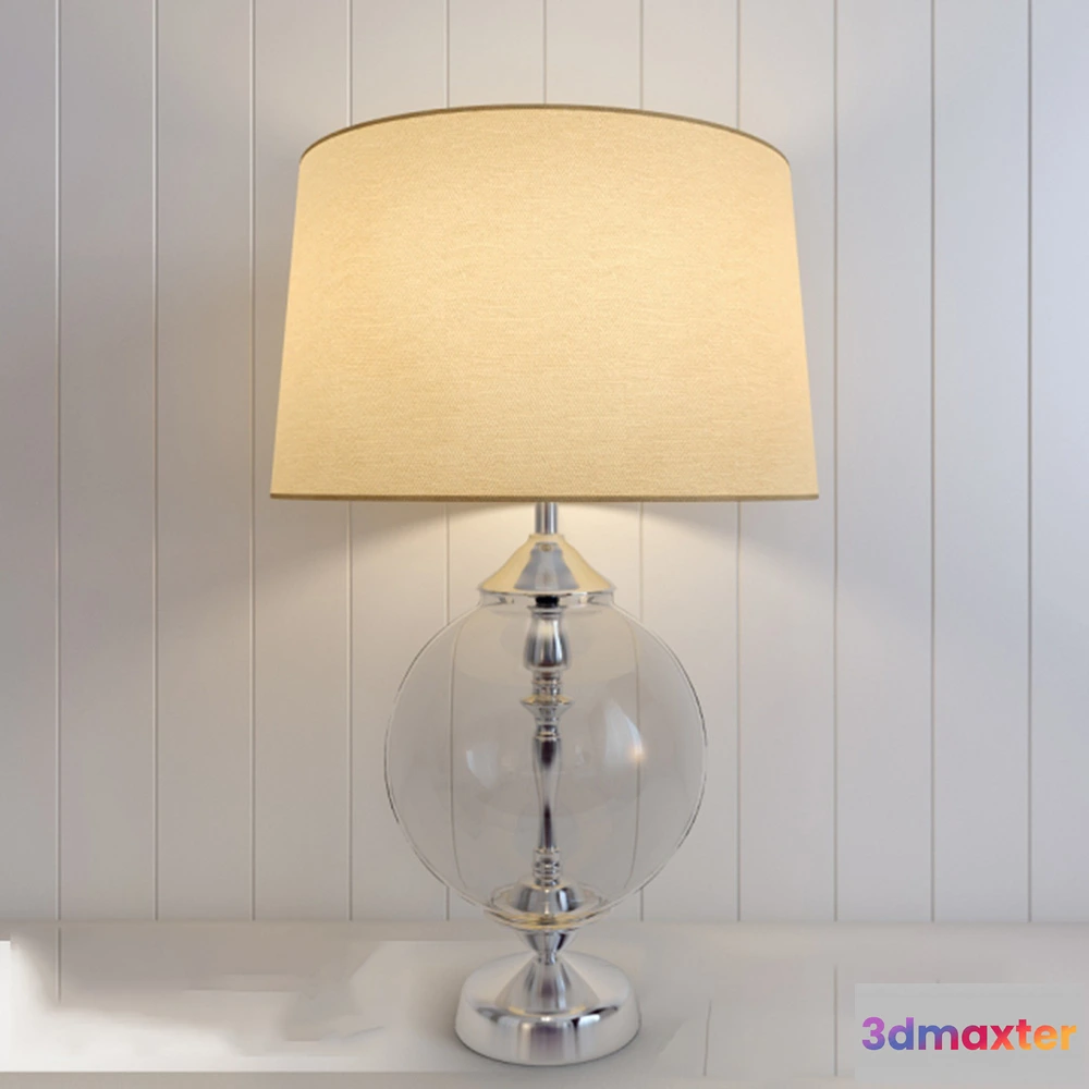 1660326 - lighting - Currey and Company 6910 Tall Table Lamp 3D Max