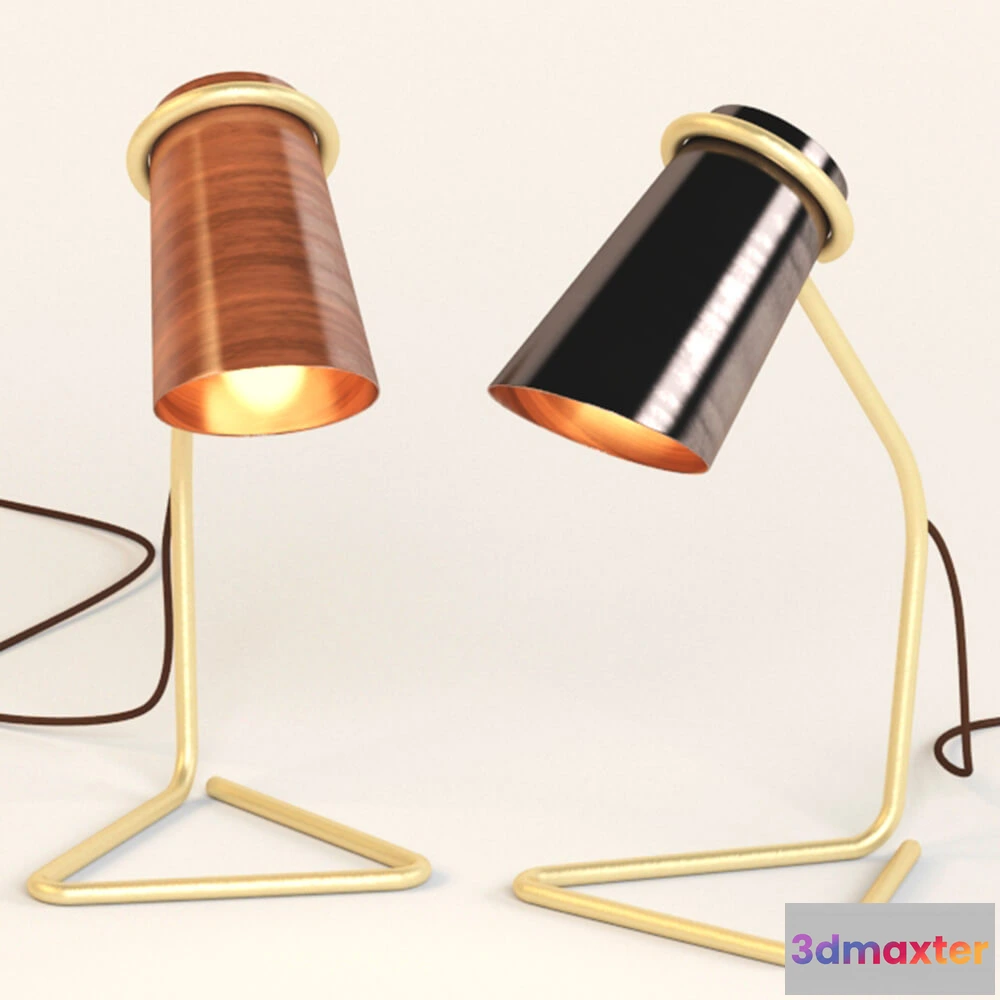 1660336 - lighting - Copper table lamp 3D Max