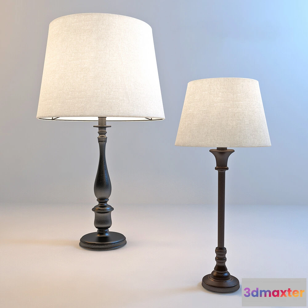 1660346 - lighting - Table lamps Zara Home 3D Max