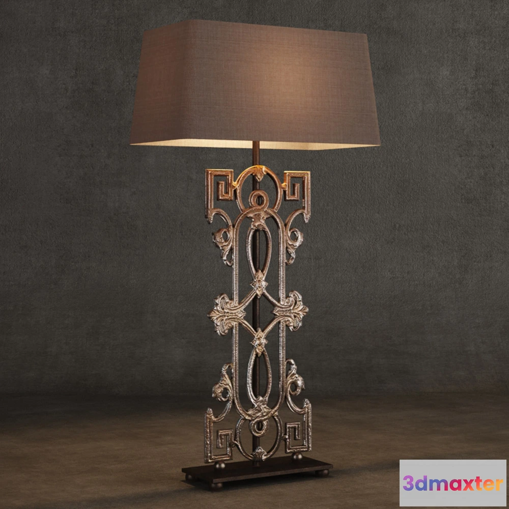 1660382 - lighting - Table lamp Caprice TL051-1-LGB Gramercy Home 3D Max
