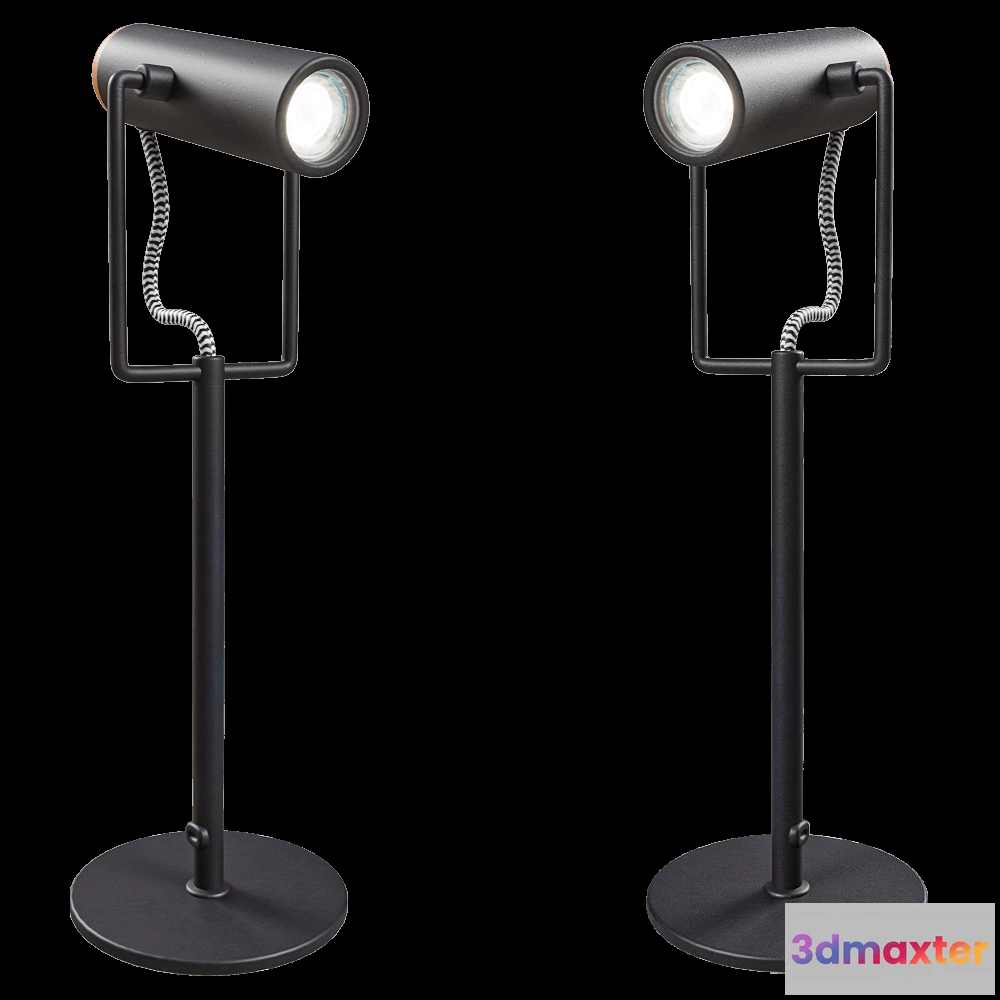 1660516 - Zuiver Group   - Table lamp Marlon black 3D Max