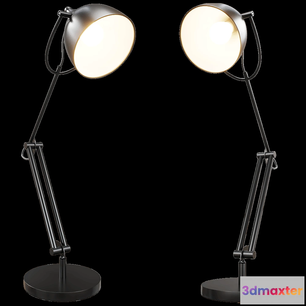 1660518 - Zuiver Group   - Table lamp Reader matt black 3D Max