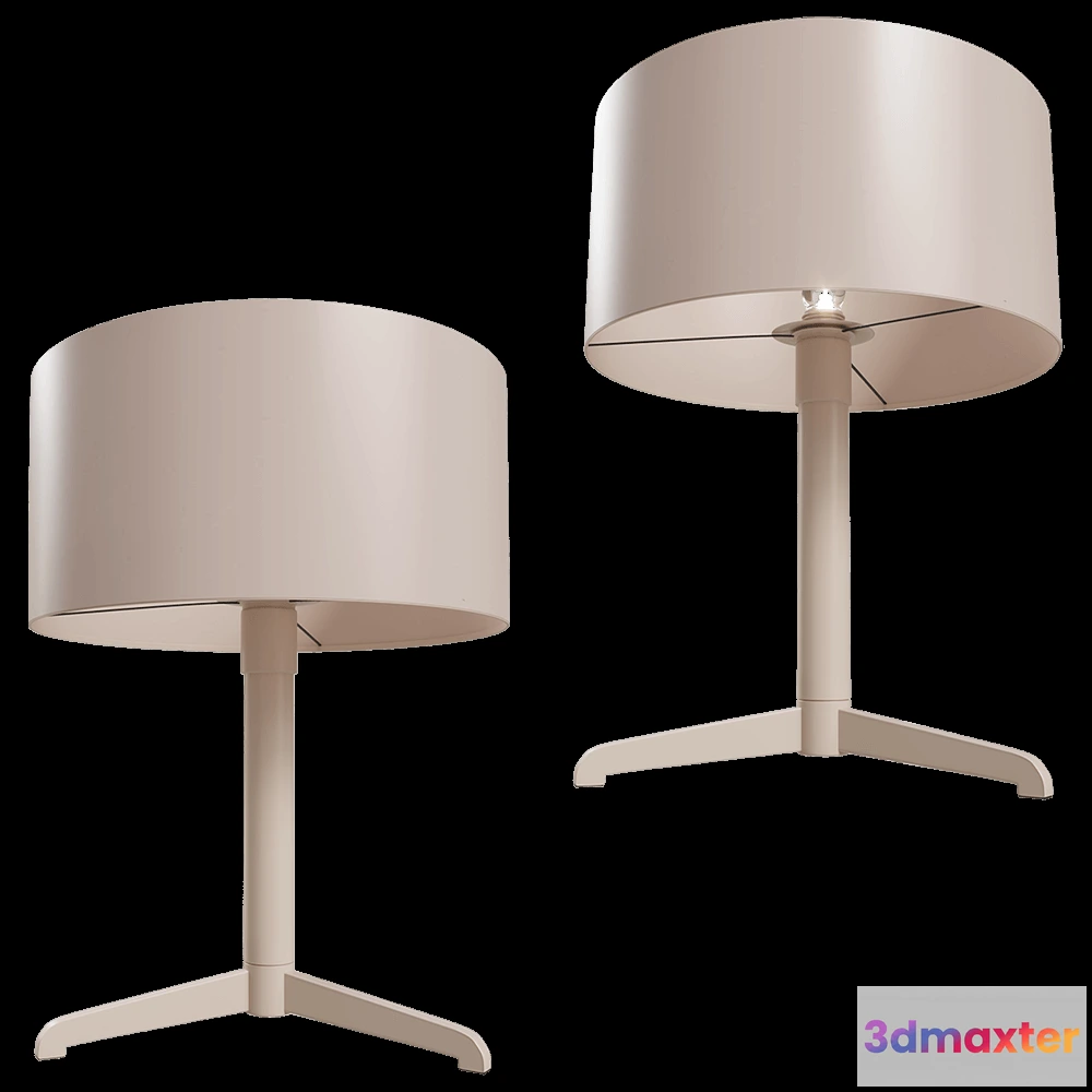 1660520 - Zuiver Group   - Table lamp Shelby taupe 3D Max