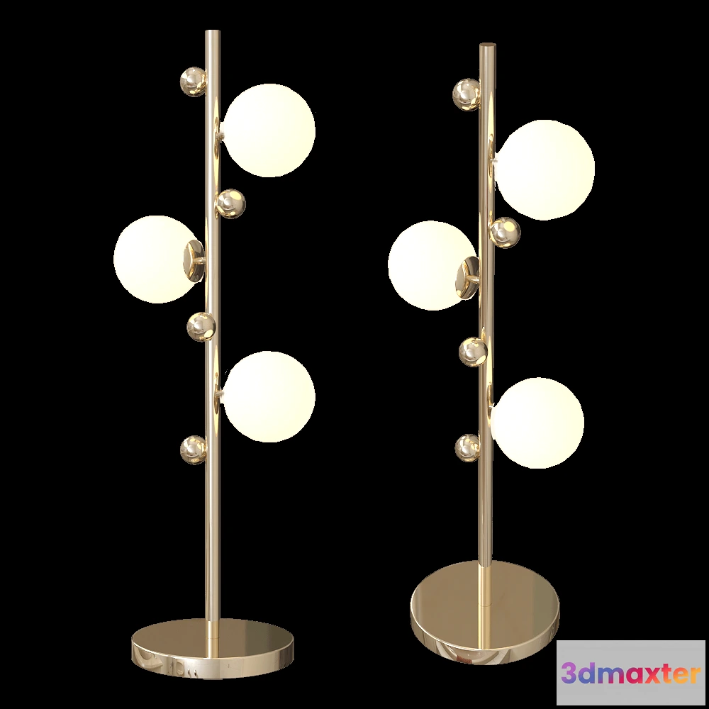 1660530 - ZZOK - Table lamp Milosh tendence 0699TL-3GD 3D Max