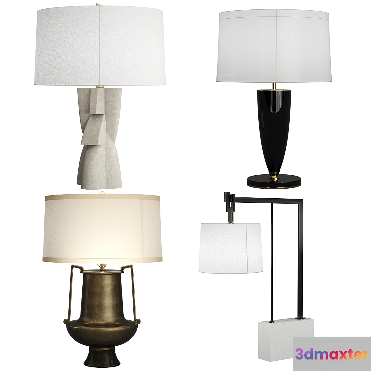 568164 - Arteriors 4 table lamps