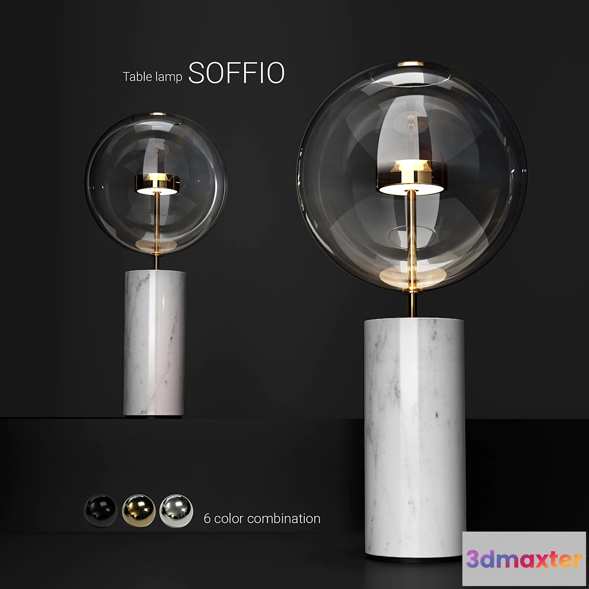 617248 - Giopato & Coombes Bolle Soffio table lamp