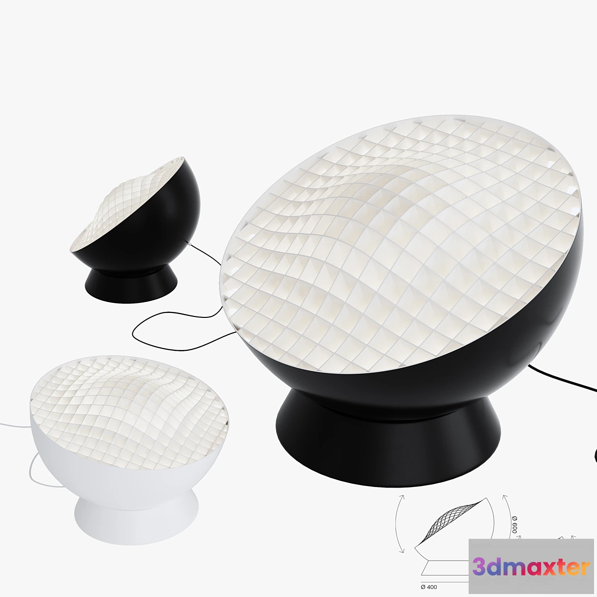 617432 - Pallucco Grid table lamp