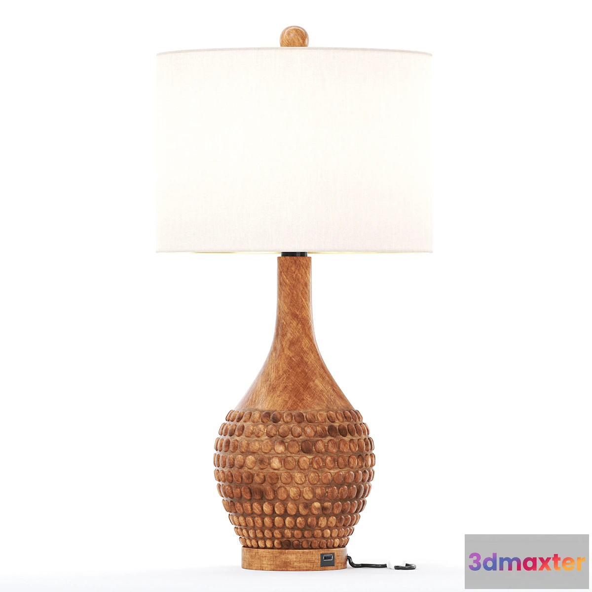 617794 - Asher Table Lamp Set with USB