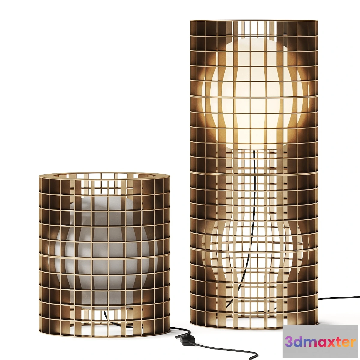 617804 - FontanaArte Matrix Table Lamps