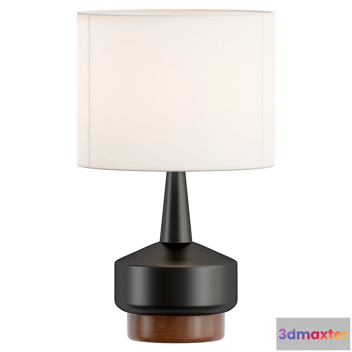 617871 - Wood & Ceramic Table Lamp
