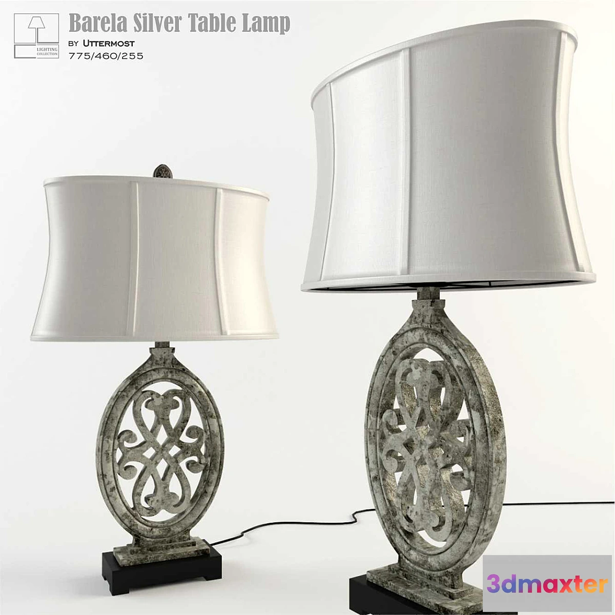 632595 - Barela Silver Table Lamp