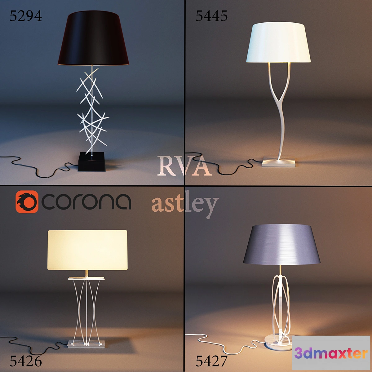637189 - Table lamps RVAstley