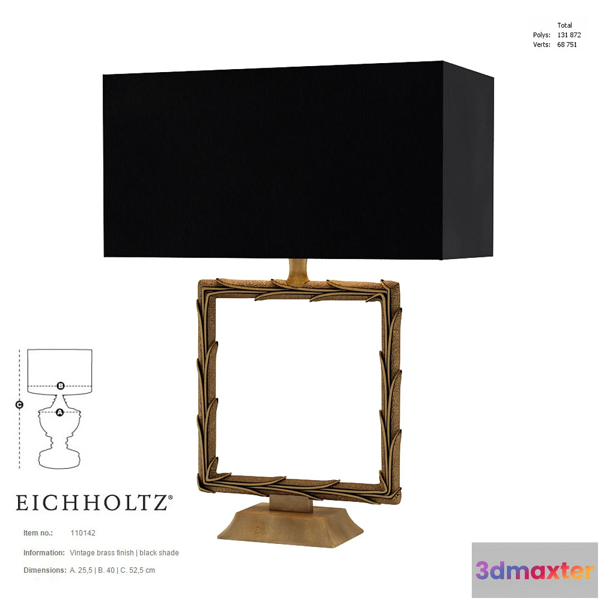 637255 - EICHHOLTZ Lamp Farrow 110142