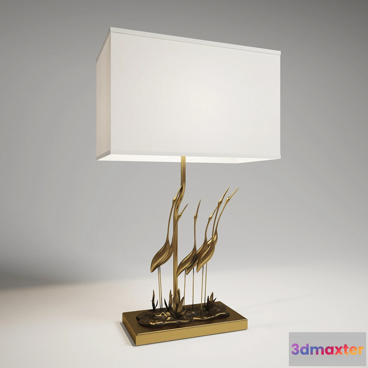 640407 - Nactolnaya lamp Gathering of Cranes Lamp