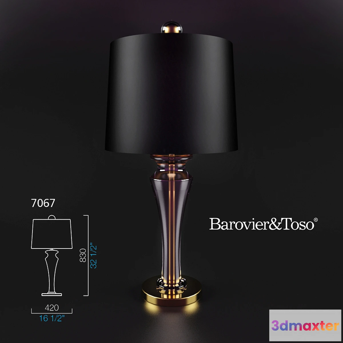 640471 - The lamp Barovier & Toso Saint Germain 7067