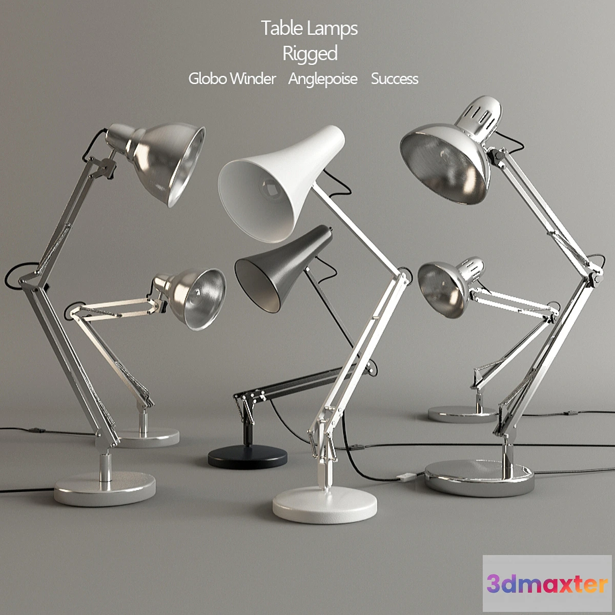 646485 - Table lamps (rigged)