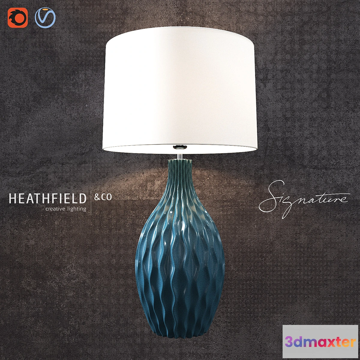 646529 - Otranto Prussian Table Lamp