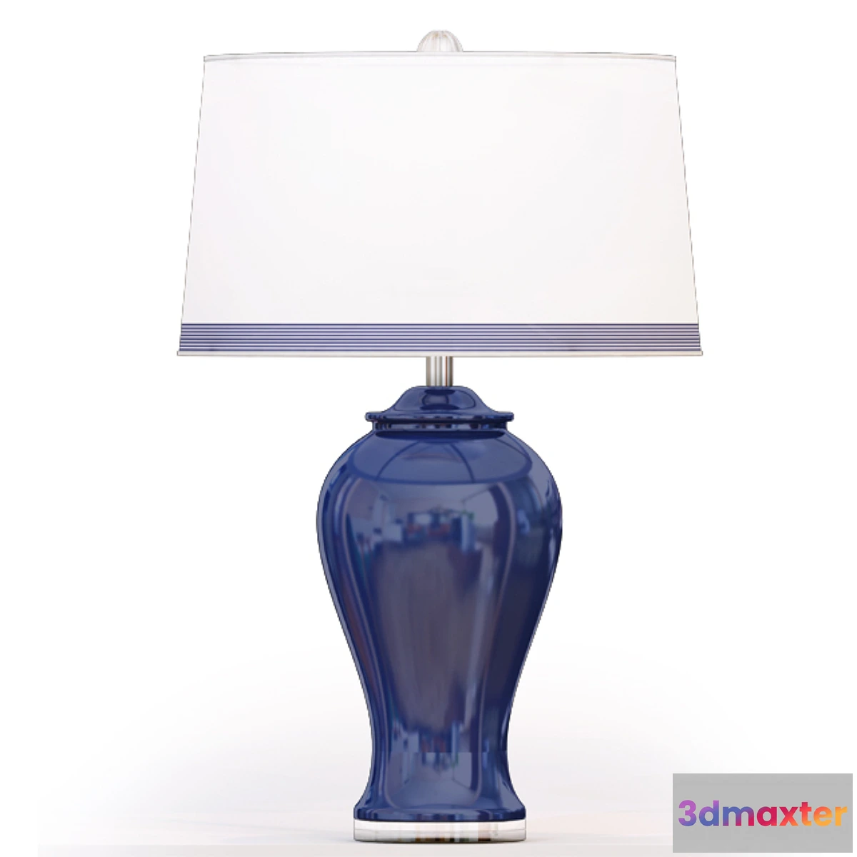 646547 - Bassett Mirror Company Hasting Table Lamp in Navy